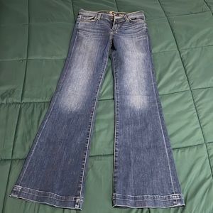 7 for all mankind, boot cut dojo jeans